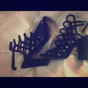 Charlotte Russe Black Block Style heels